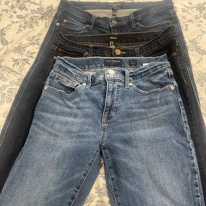 Jeans 4 pairs -size 28/6 $5 each